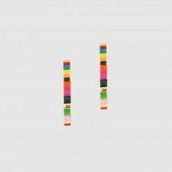 Kat Maconie New Arrivals Prism Stud Large Hoop Earrings