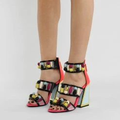 Kat Maconie Cardi Kicker Heels Sandals*