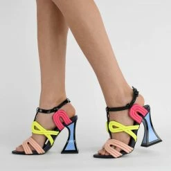 Kat Maconie Sissy* Flared Heel Sandals