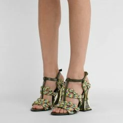 Kat Maconie Sissy Flared Heel Sandals*